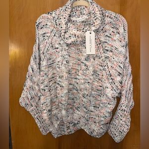 Moon & Madison Sweater - Size Small - beige with rainbow speckles